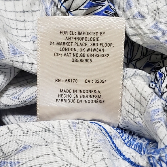 Anthropologie Maeve Imelda One Shoulder Crop Top Size Small - Picture 13 of 14